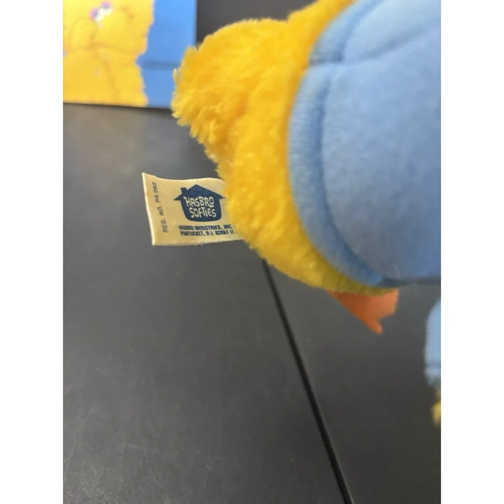VINTAGE SESAME STREET BIG BIRD HASBRO PLUSH DONT CRY BIG BIRD GOLDEN BOOK 1980s